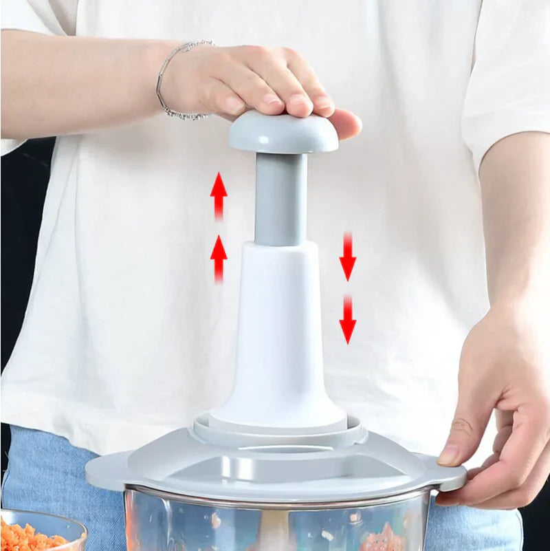Kitchen Bundle Chopping Artifact+Pushing Chopper