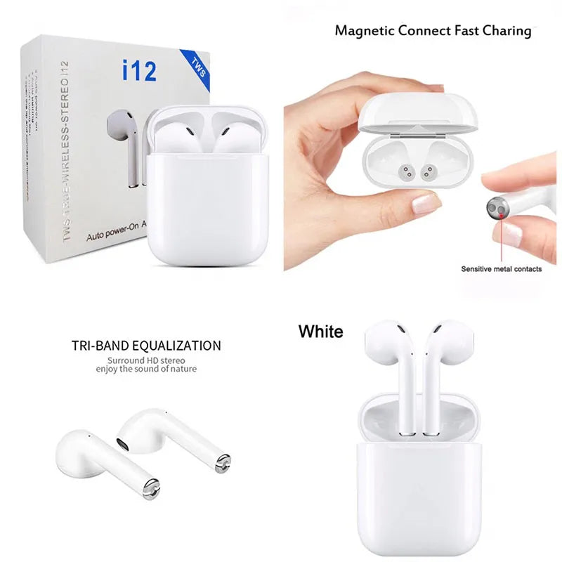 i12 TWS true wireless stereo earbuds