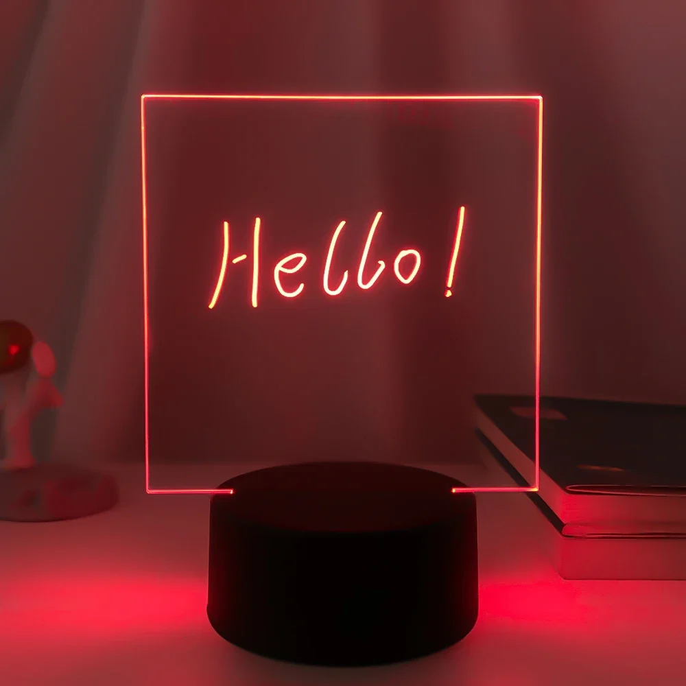 Black Base Handwriting Night Light