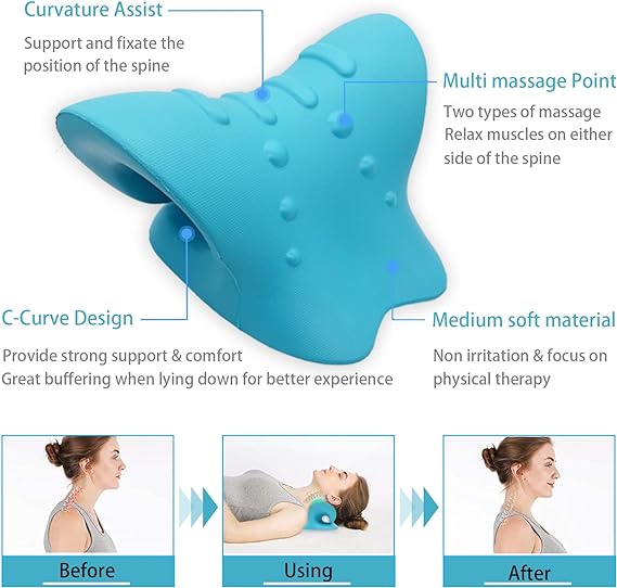 Neck Massager Chiropractic Pillow
