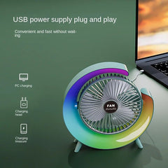 Desk USB Fans Small Quiet 180 Degrees